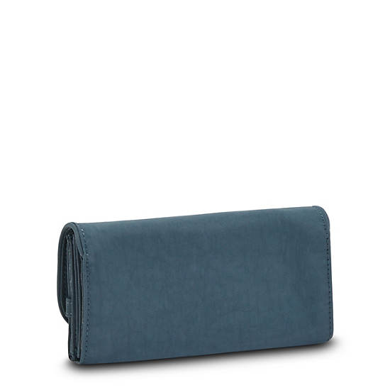 Portefeuilles Kipling Money Land Snap Bleu Marine Grise | FR 1419OK